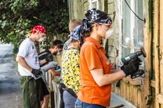 Информация о привлечении добровольцев для восстановления частных домов в городе Мариуполь Донецкой Народной Республики