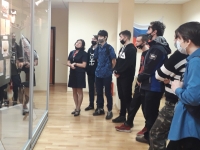 Музей УМВД России по Мурманской области посетили обучающиеся Мурманского индустриального колледжа   